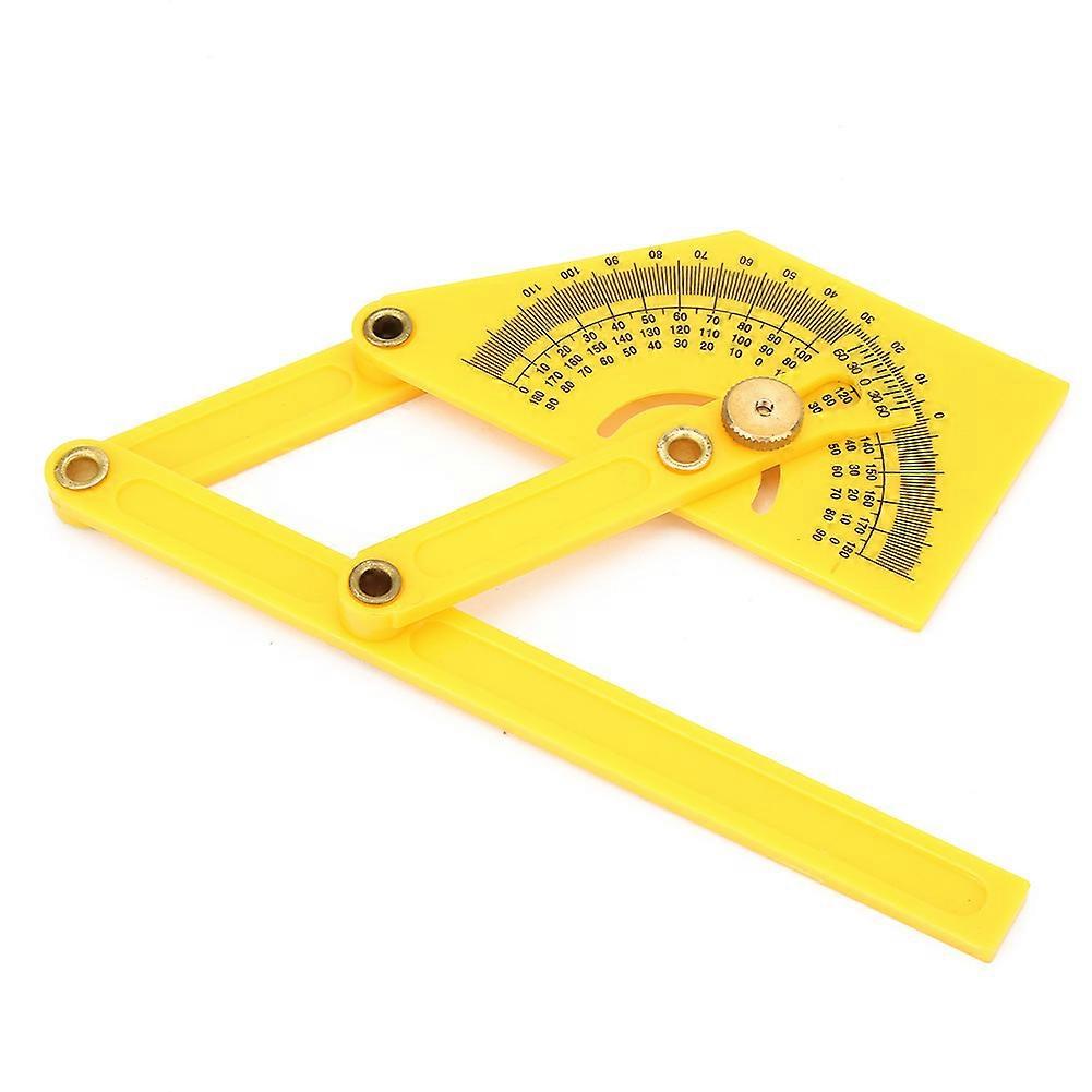 Plastic 180 Degree Pointer Protractor Angle Ruler Woodworking Measuring Carpenter Tool