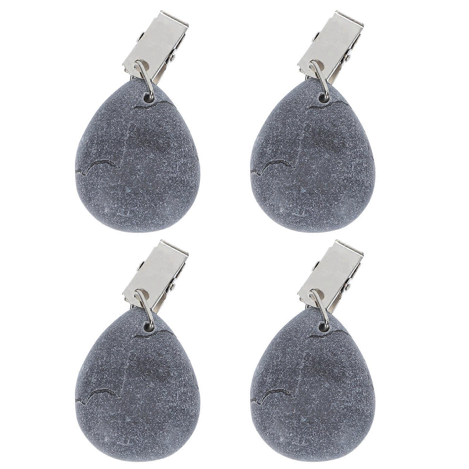 4pcs Windproof Tablecloth Pendant Multifunctional Tablecloth Fixator Clips