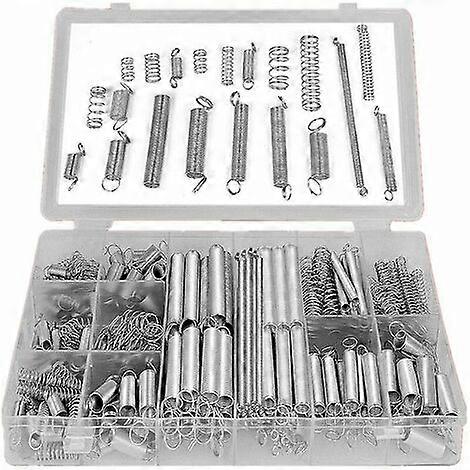 Traction And Compression Springs Spring Assortment Box - 200 Pieces