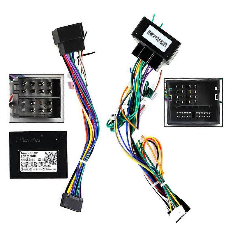 Car Radio Dashboard Frame For Mercedes Benz E Class W169 W211 E200 E220 Car Video Panel Frame Power Cord CANBUS New
