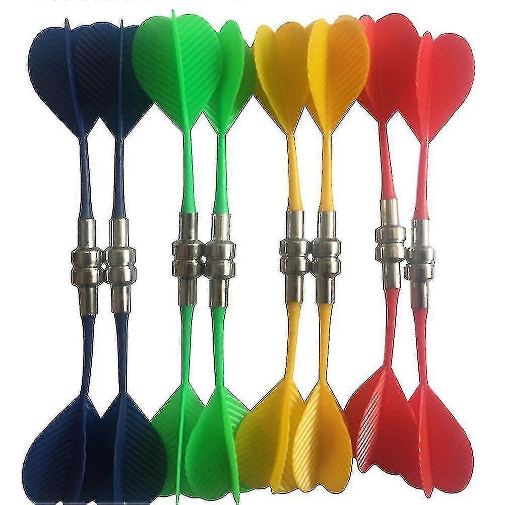 12pcs Magnetic Dart Board Dedicated Magnetic Darts Safety Magnet Dart Head (couleur aléatoire)