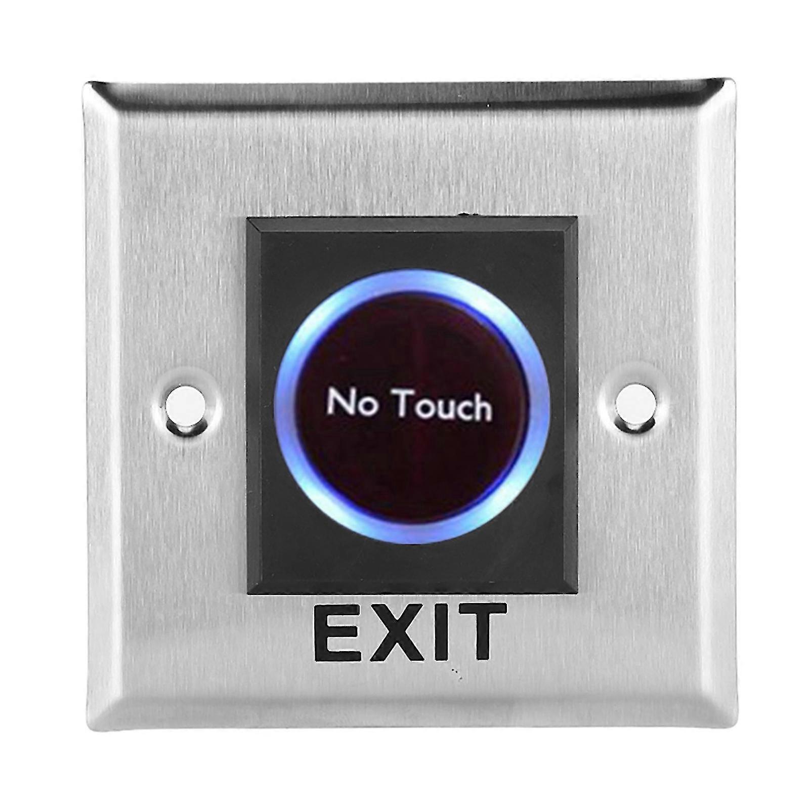 Infrarød berøringsfri sensor Dørutgangsknapp Berøringsløs knappbryter for bakgrunnsbelysning