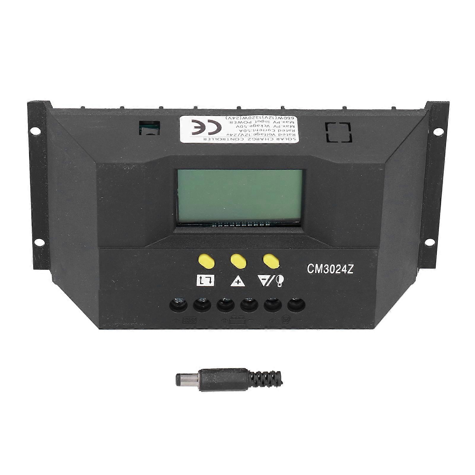 PWM Intelligent Solar Controller Photovoltaic Power Generation Solar Charge Controller 12V/24V50A