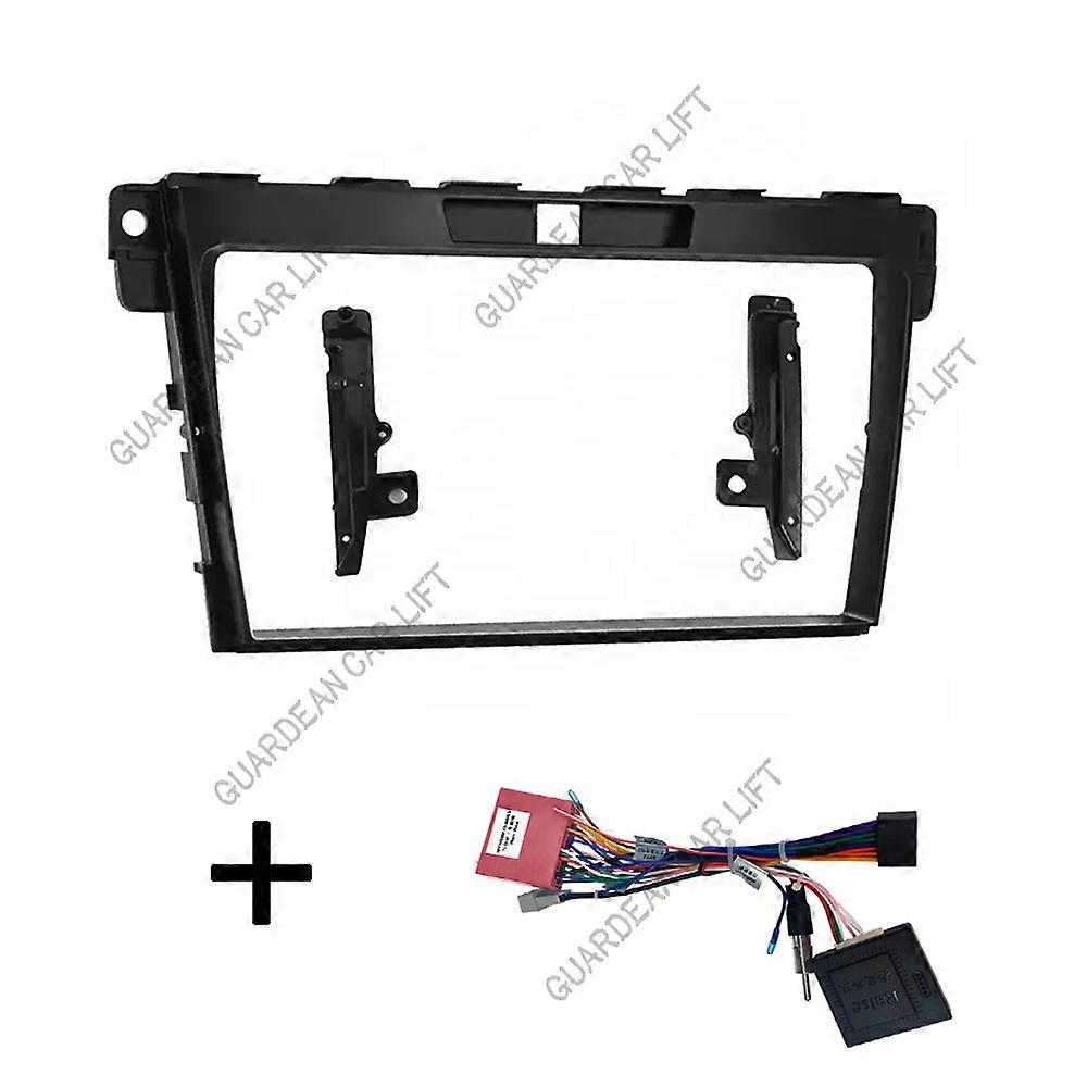 For 2006-2012 MAZDA CX-7 (9INCH) Car Radio Fascias Android MP5 GPS Player Panel Frame 2 Din Head Unit Stereo Dash Board Cover Tr
