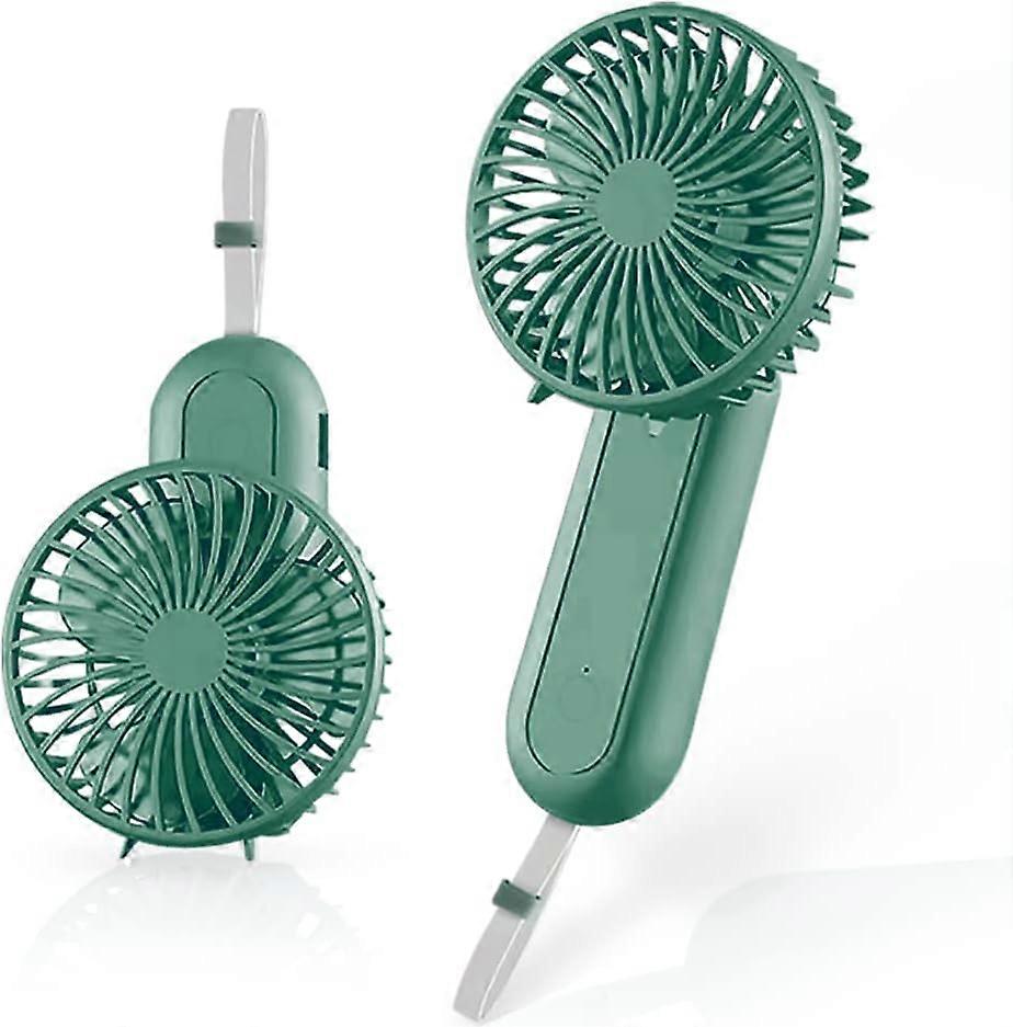 Handheld fan, USB portable fan, small fan, silent mini fan, rechargeable fan with 6000mah battery, 4-speed table fan, 4-16 hours