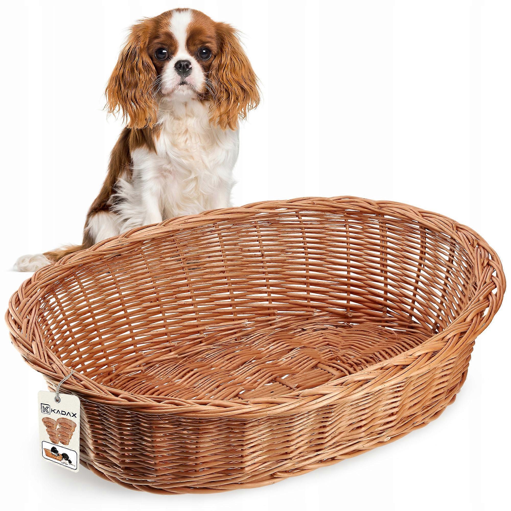 KADAX Wicker Dog Bed 58cm Wicker S