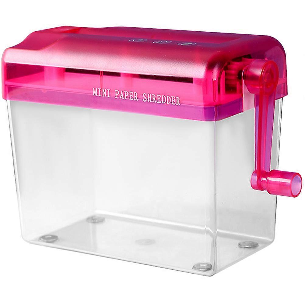 Office Hand Shredder Household Small Shredder Convenient Manual Shredder Office Accessory
