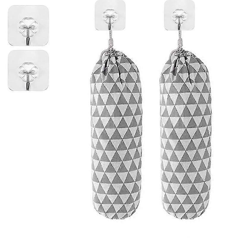 ビニール袋ホルダー、大型食料品袋ホルダー、壁掛けゴミビニール袋オーガナイザー、ショッピングB