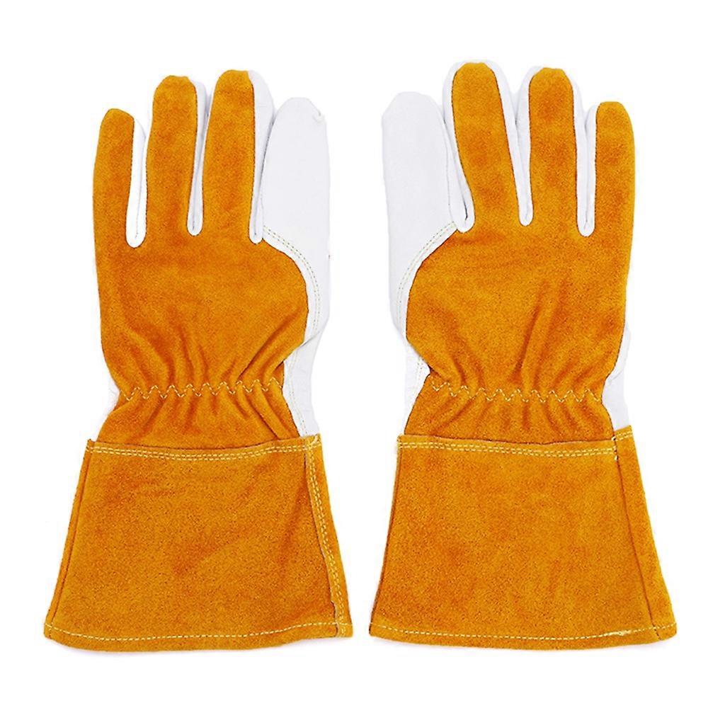 Gardening Leather Work Gloves For Digging Planting Work Gloves Stretchable