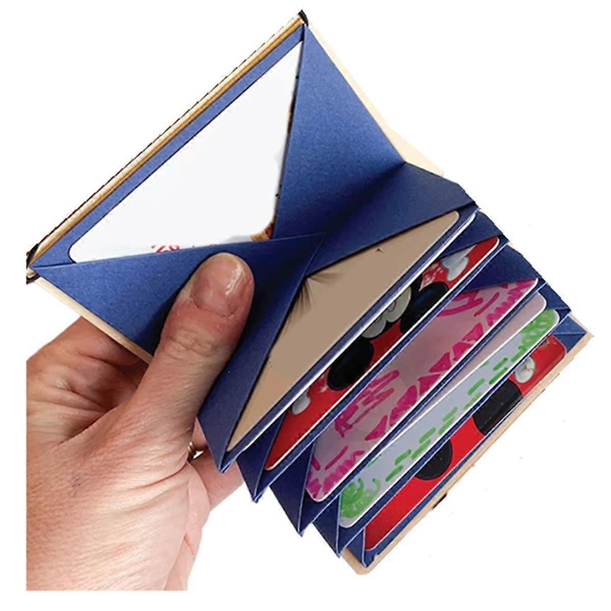 Κάτοχος κάρτας αποφοίτησης Κουτί δωροκάρτας Κάτοχοι μετρητών Ξύλινος κάτοχος μετρητών Grad DIY Παιδικό πάρτι αποφοίτησης Cash Blue