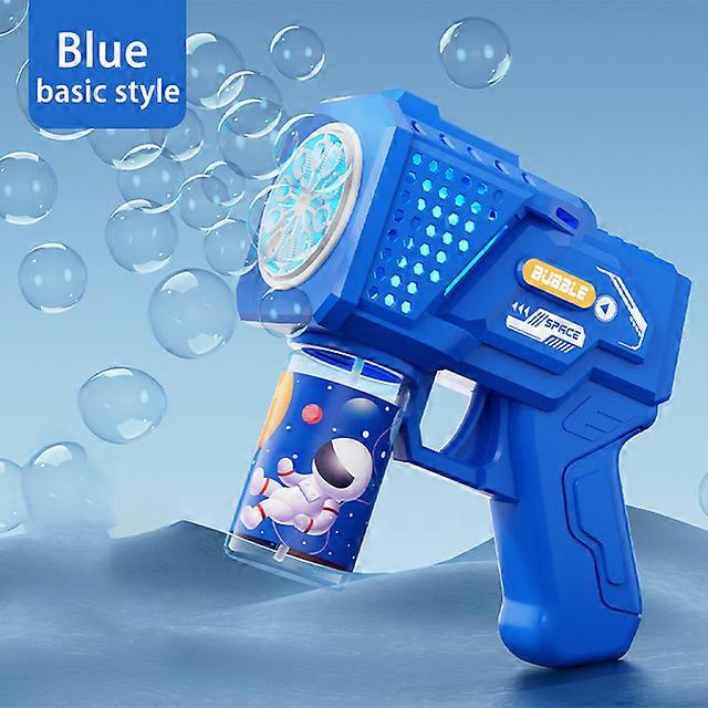 10 hole automatic Bubble Beach Sand Toys machine toy children's handheld space Bubble Beach Sand Toys gun electric light without battery Bubble Beach