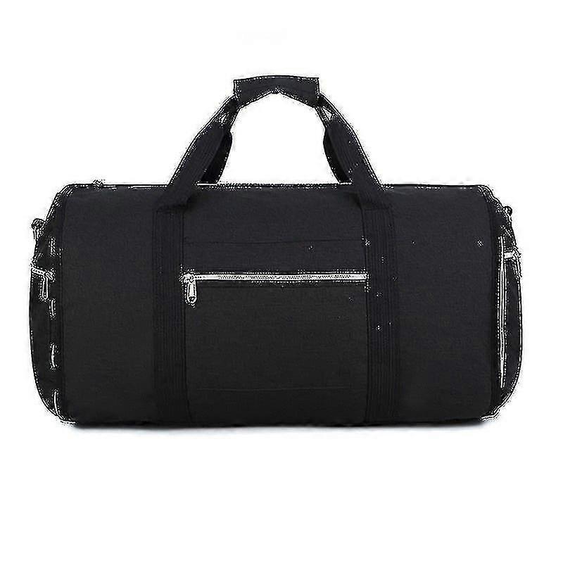 Weekendbag And Clothes Bag With Shoulder Strap, Black