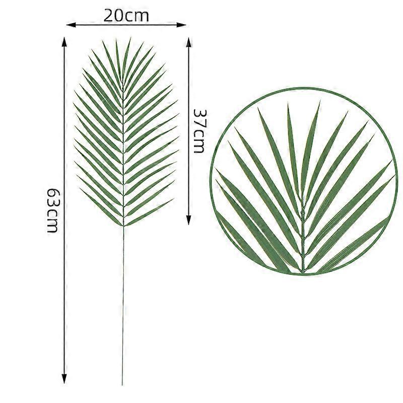 Artificial Tropical Palm Tree Leaves Home Garden Decoration Fake Plants Photography Background plante artificielle