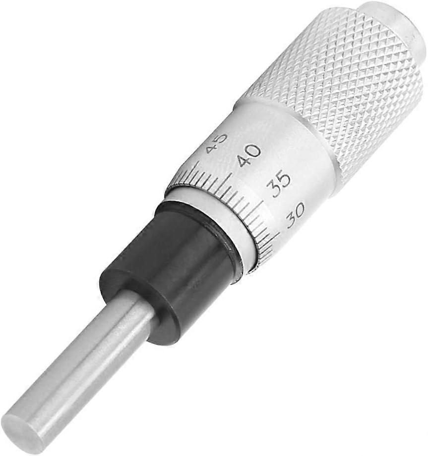 0-13mm Micrometer Head, Metal Micrometer Inside Diameter Measuring Tool for Fine Adjustment of Various Precision Instruments(Flat Head)