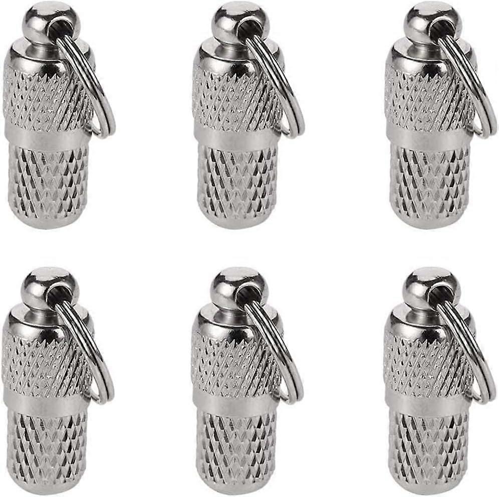 6 pack of pet ID tags, tag bucket with address name tag, anti-loss dog and cat ID tags for dog and cat collars.