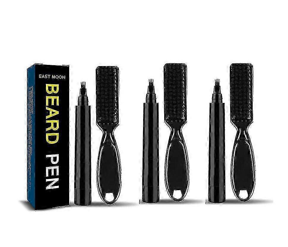 Bartfüller Stift Männer Bart Stift Bart Styling Füller Stift Wasserdichte Bartbürste