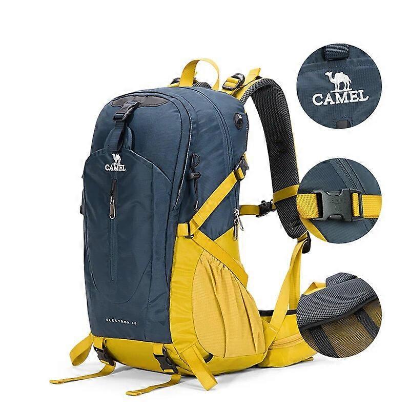 GOLDEN CAMEL Montanhismo Ao Ar Livre Bolsa Mochila Grande Capacidade Portátil Camping Caminhadas Homens E Mulheres Anti-respingo Resistente ao desgaste