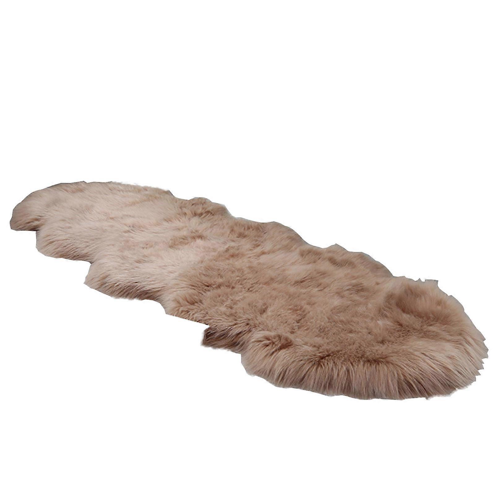 Weicher Schaffell-Kunstfellteppich weißer flauschiger Bereich Teppiche Stuhl Couchbezug Fuzzy Teppich