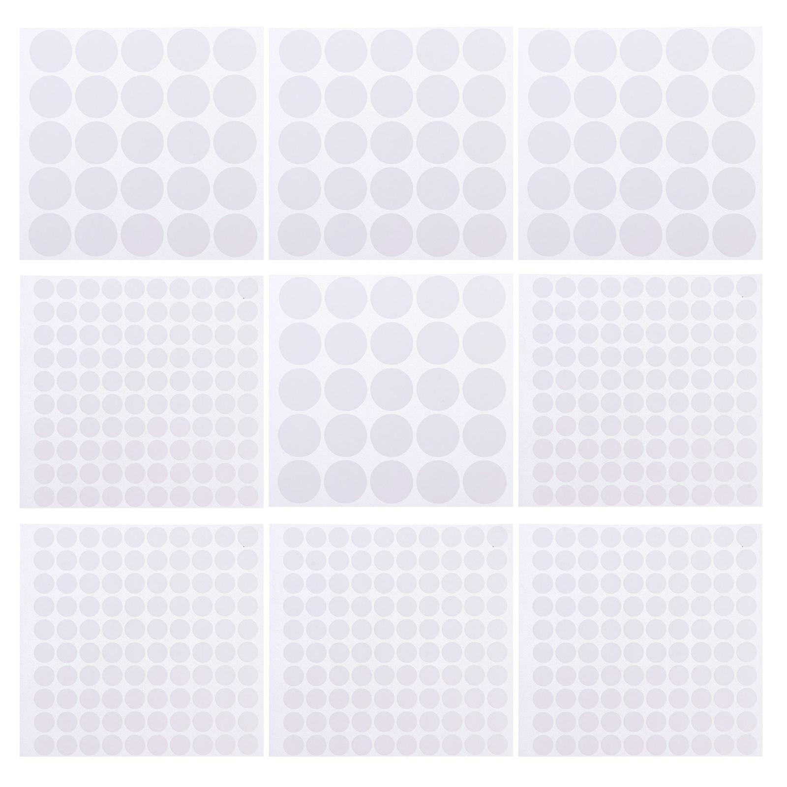 20 Sheets Double-sided Dot Tape Removable Circular Sticky Glue Point Party Decor