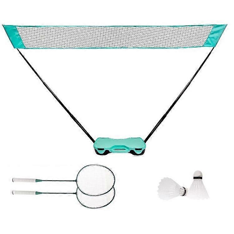 Easy Setup Badminton Set Includes 2 Racket & 2 Shuttlecocks