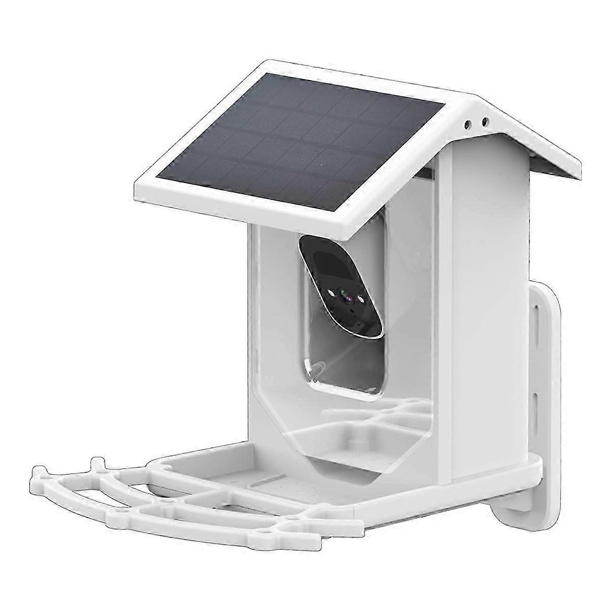 Smart Bird Feeder, Solar Bird Feeder, Automatically Capture Bird Video, Artificial Intelligence to