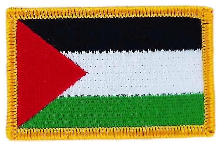Patch Ecusson Brode Drapeau Palestine Flag Thermocollant Insigne Blason
