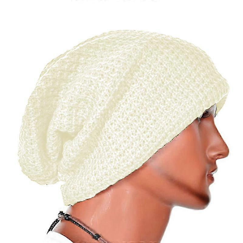 Mens Knitted Slouch Beanie Hats Skull Baggy Winter Warmer Oversize Skateboard Caps