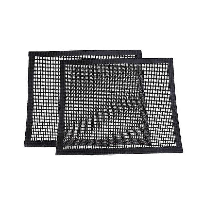 BBQ mat 2 pieces black 40*33cm