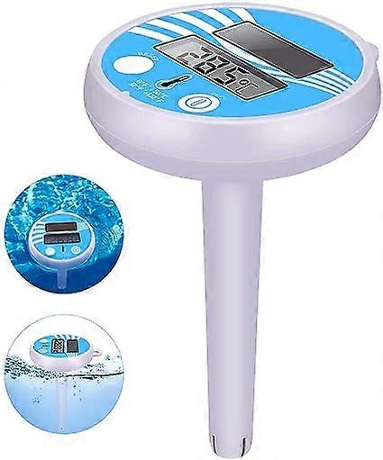 Floating Solar Pool Thermometer - LCD Display