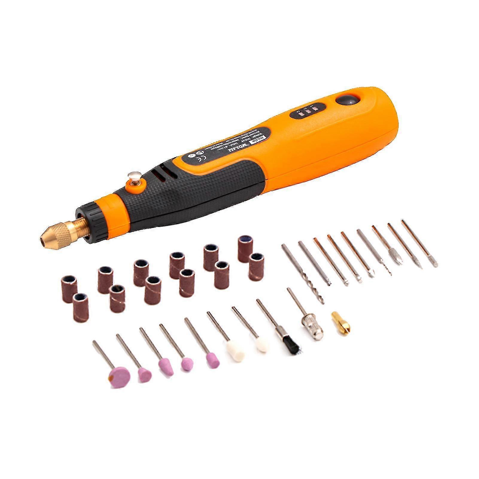 Newest Upgraded 46pcs 3.6v Electric Grinder Set Usb Rechargeable Grinding Pen Mini Portable Electric Drill Pen 3-speed With Multiple Attachments For C