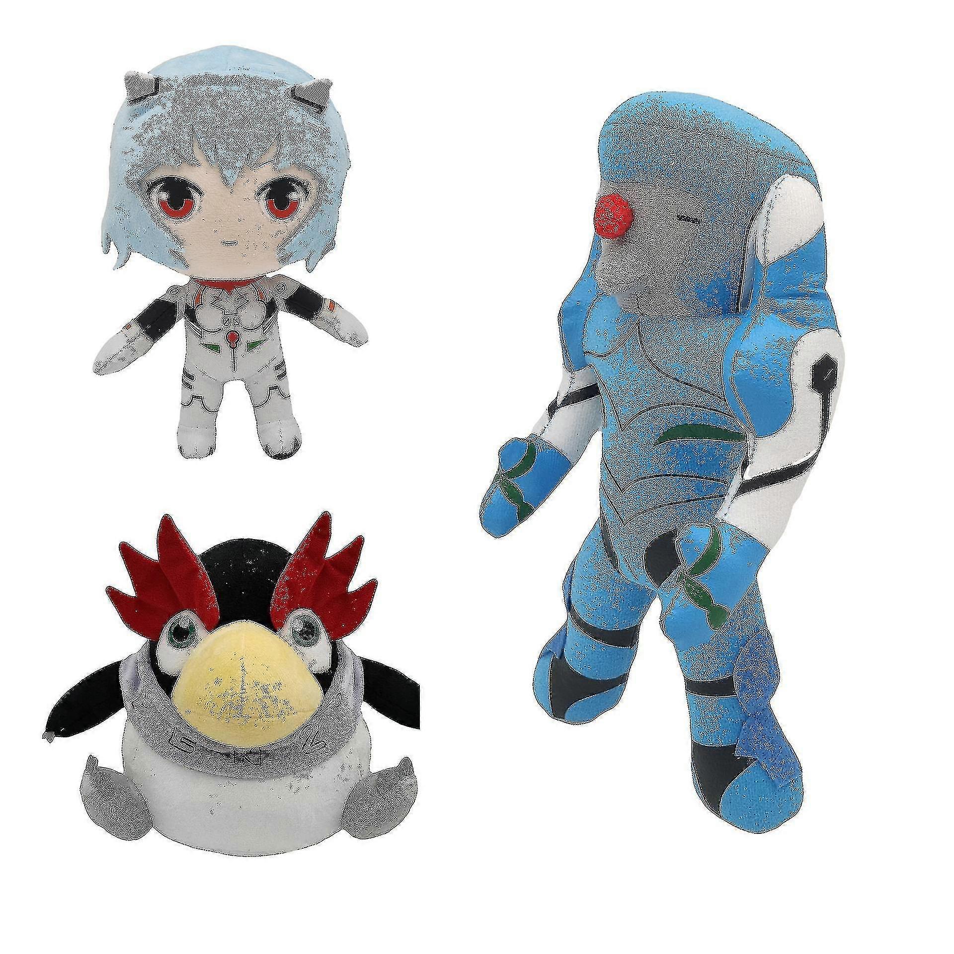 القلم أفخم دمية اللعب Ayanami Rei أنيمي شخصيات العمل لينة PP القطن محشو الألعاب عالية الجودة
