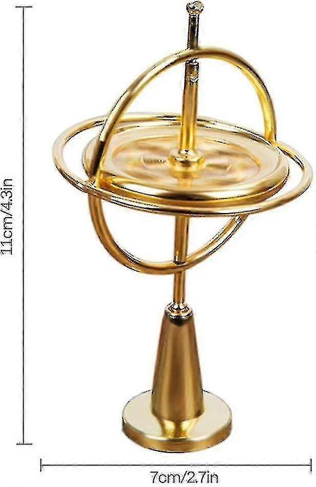 Gyroscope De Précision En Métal Anti-gravité, Toupie, Jouet D