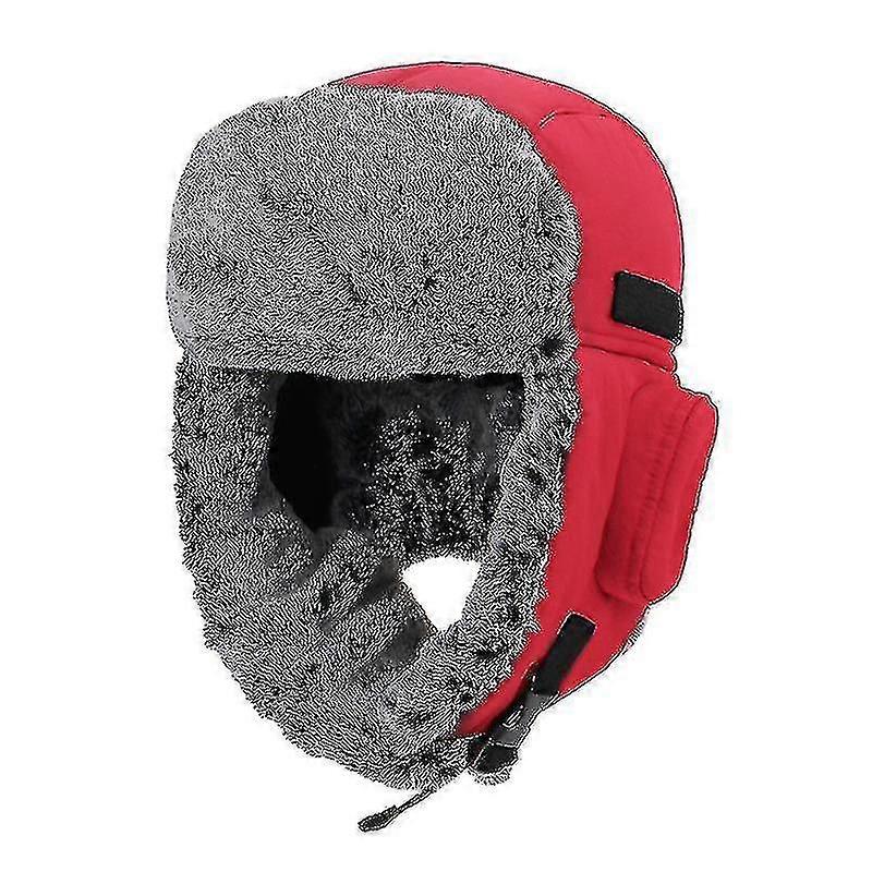 Hat Winter Men's Warm Ski Windproof Plus Velvet Thick Waterproof