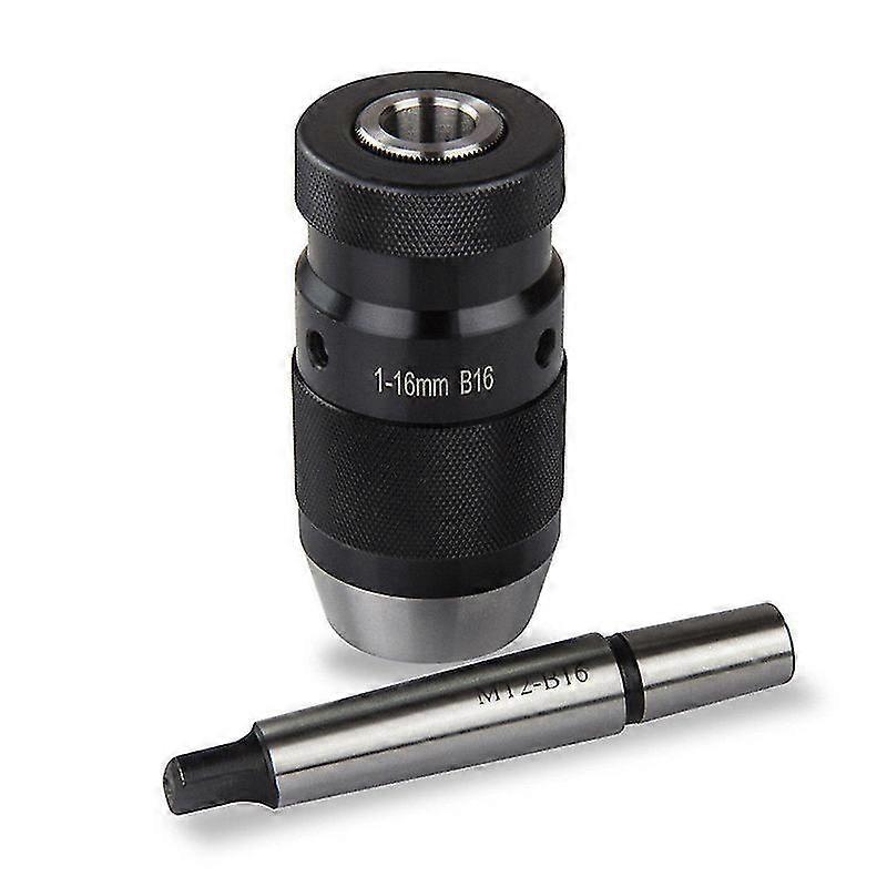 MT2-b16 Chuck, Drill Chuck with Clamping Range Self-Tightening Lathe Drill Chuck, Adapter Drill Grinder Converter Macaron