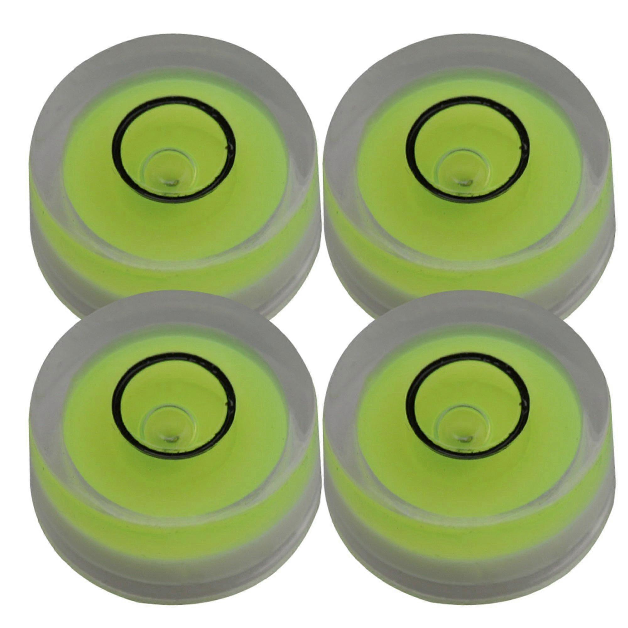 4x Tiny Disc Bubble Round For Vinyl Record Player 12x6mm