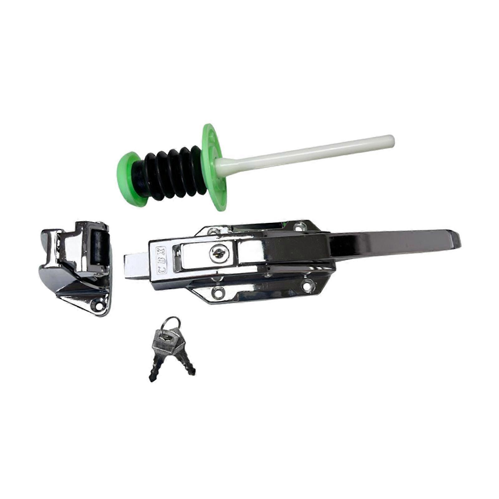 Walk in Cooler Door Handle Set Freezer Door Handle for Laboratory Door Locks Tall Base 15cm