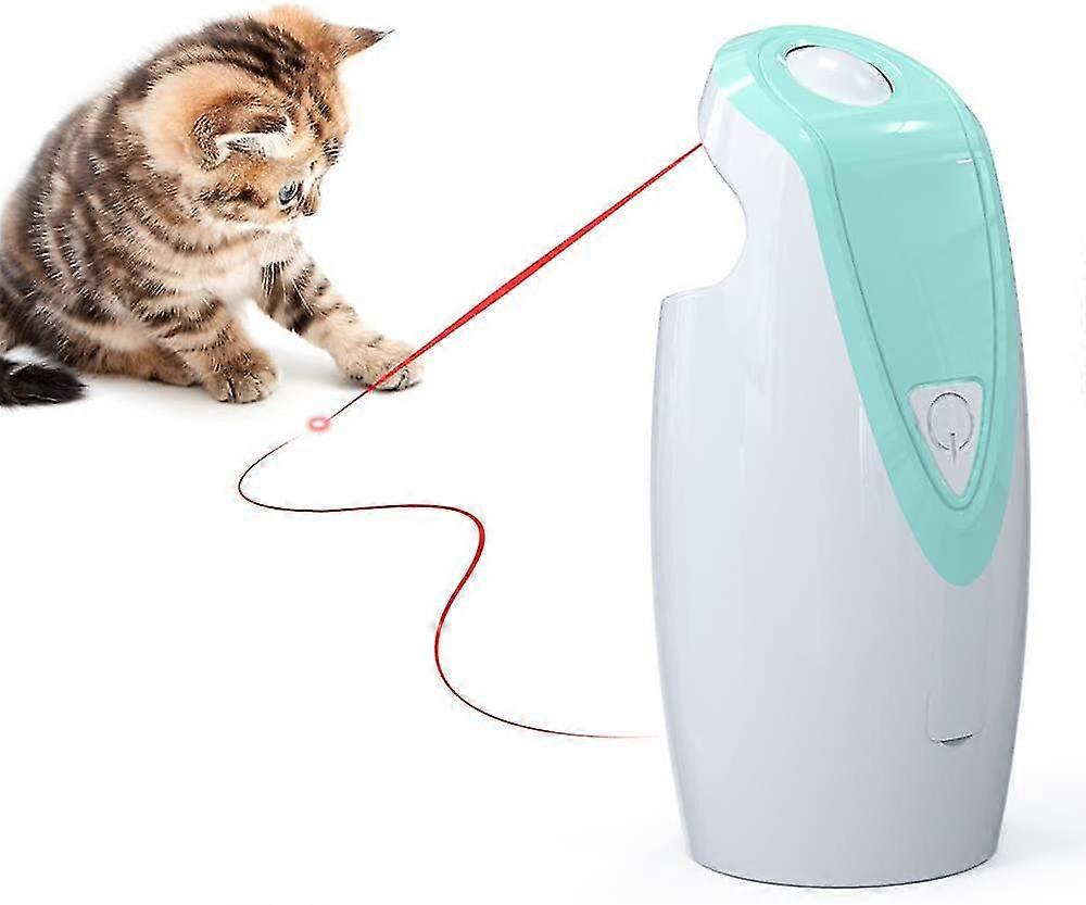 Cat Light Toy, Smart Interactive Cat Toy, 2 Rotating Modes Automatic Cat Toy, Usb Rechargeable Light Dot Toy For Cat Chasing