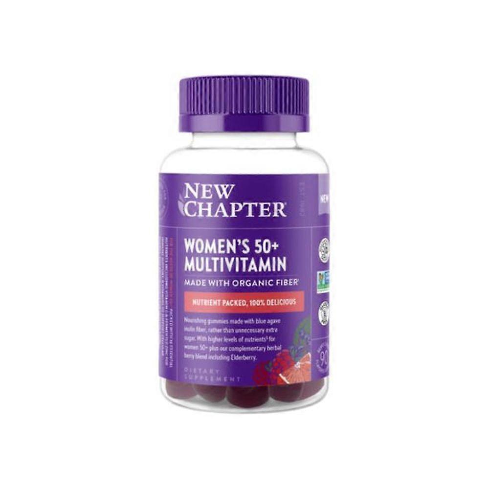 Womens 50+ Gummy Multivitamin with Elderberry - Berry Citrus (90 Gummies)