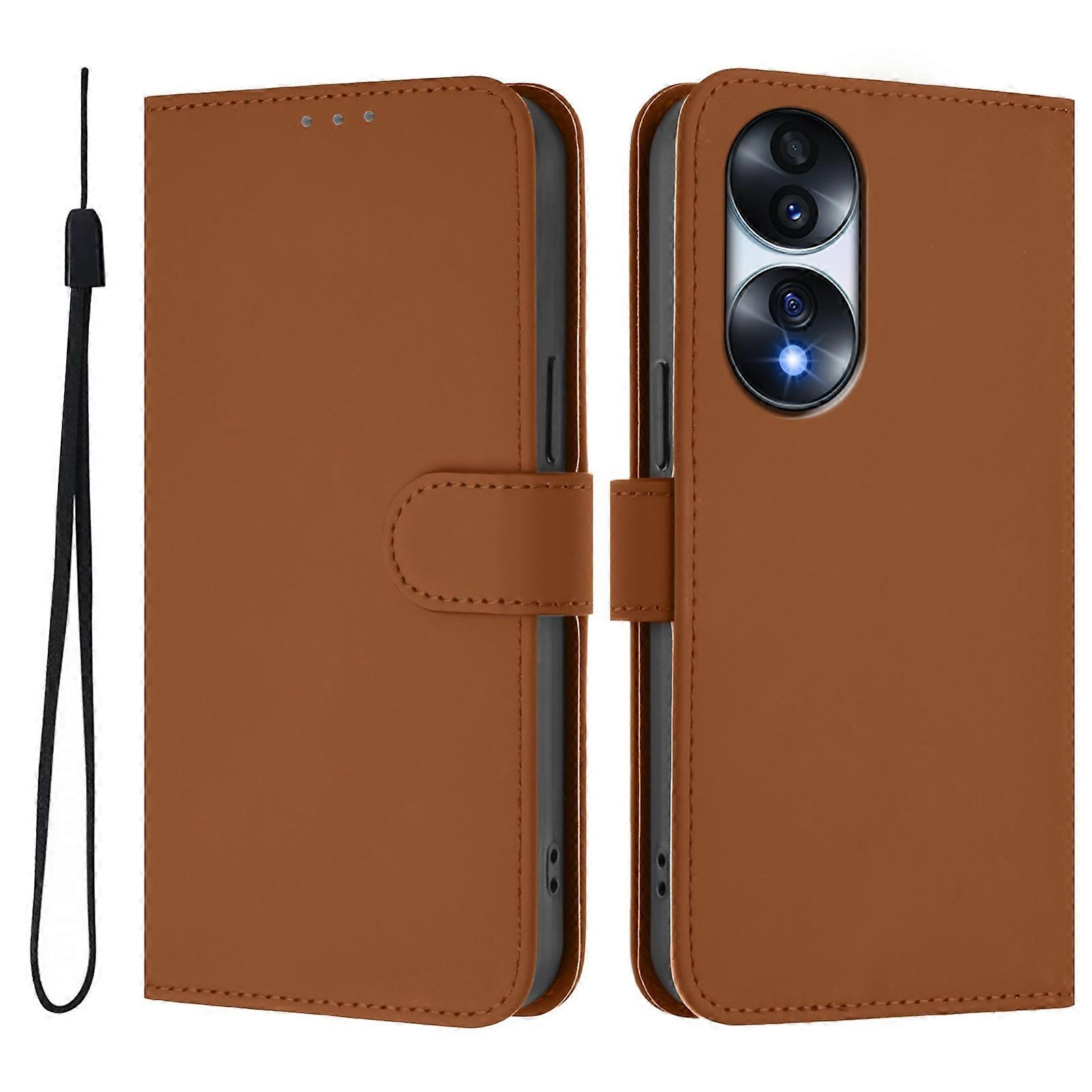 Skin Feel Leather Case For Honor 70