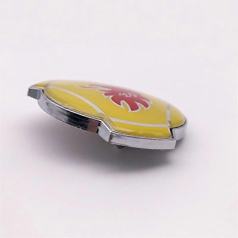 1PC Yellow With Red Griffin For Scania Truck Front Inserted Hood Emblem Badge 1401610 For Replacement Swedish Trucks Accessories