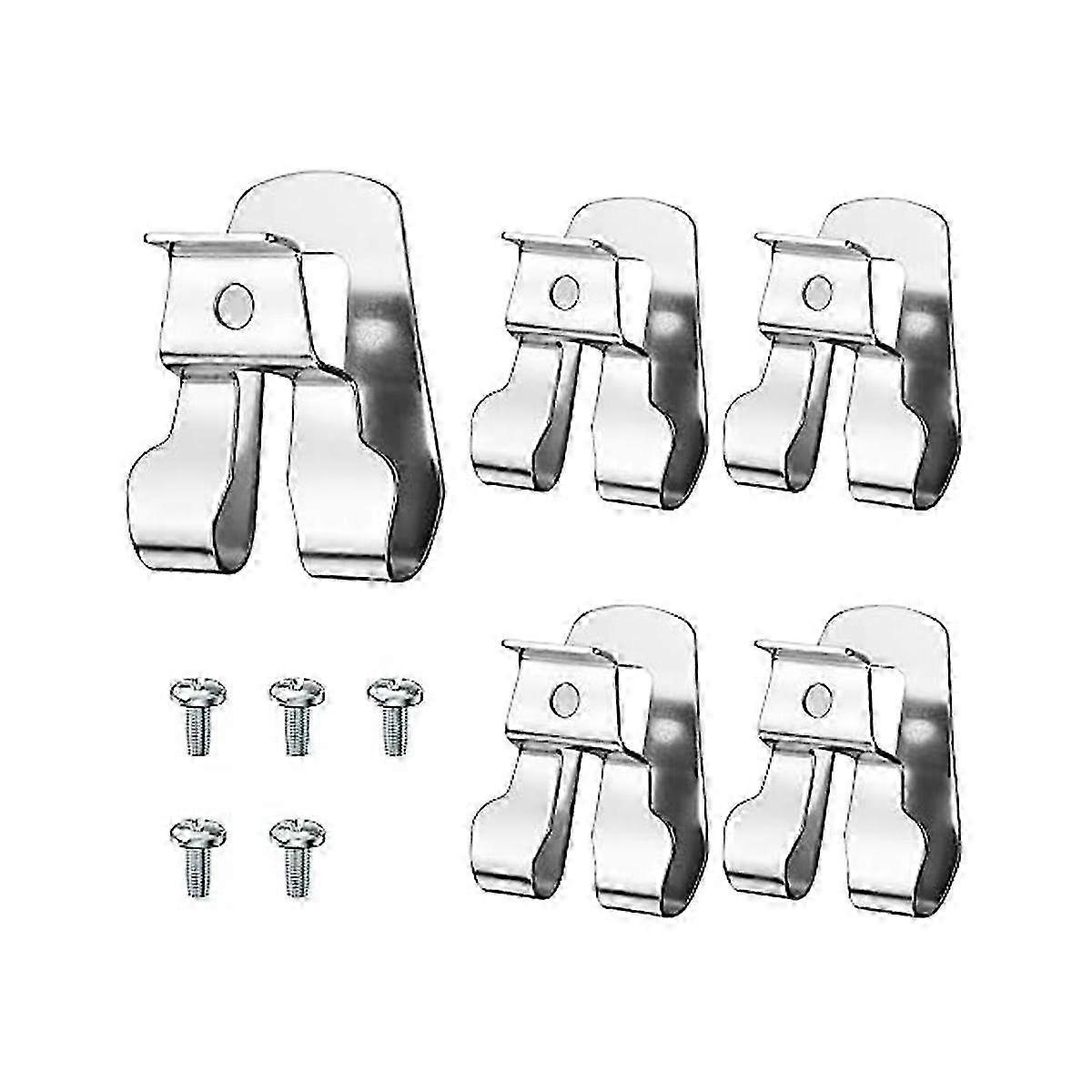 Drill Clip for Tool Belt 633586002 636181001 Replacement Part with Screws, 10Pcs Metal Driver Hook