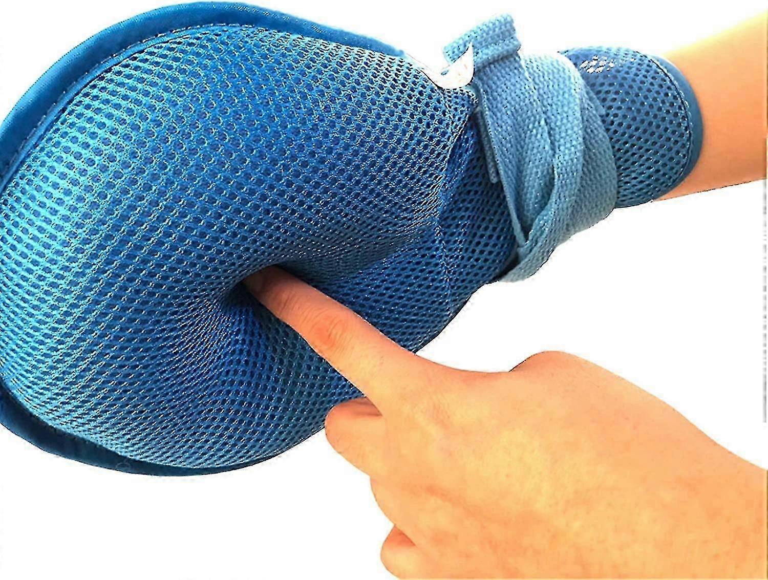 قفازات تقييد الخرف - 2 قطعة ، قفازات تحكم قفاز يد أمان ، قفازات ضبط النفس - جيد