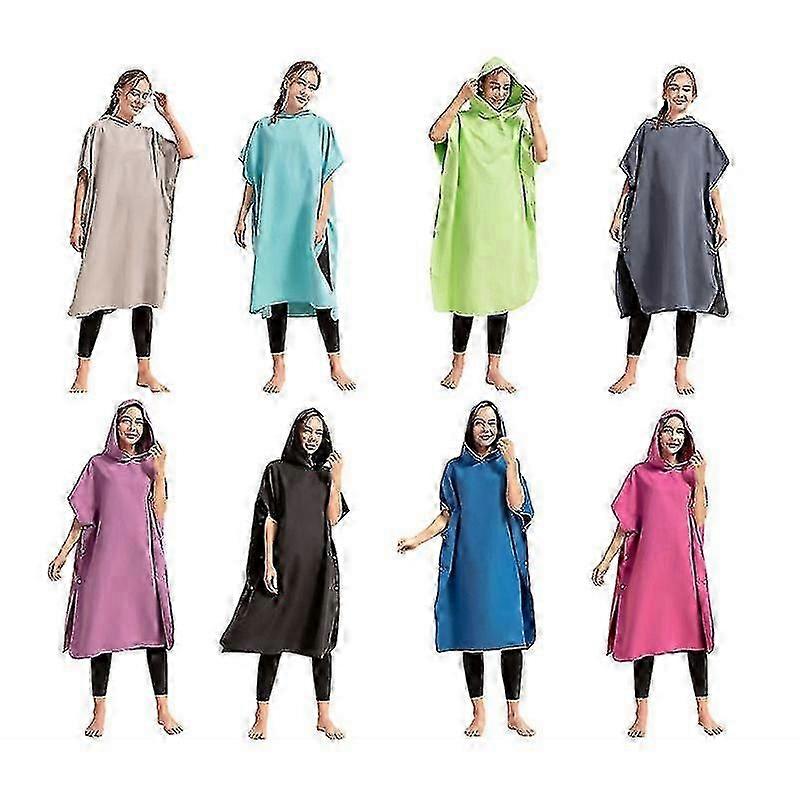 Beach Quick Drying Cape Microfiber Vattenabsorberande badrockrock