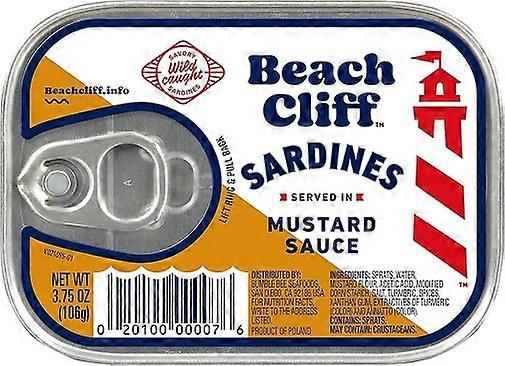 Beach Cliff Sardines in Mustard Sauce