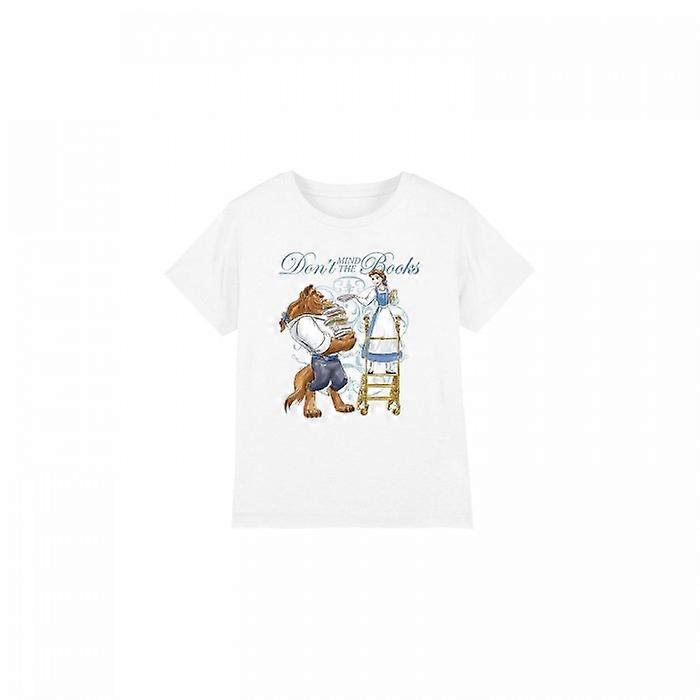 美女と野獣 子供/子供は本を気にしないTシャツ