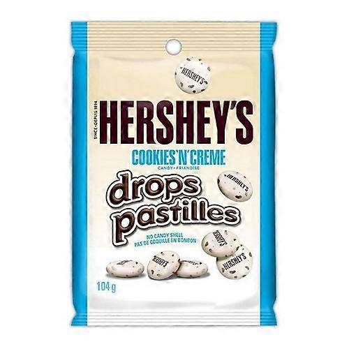 The Hershey Company Drops Cookies'n' Creme Pastilles Biscuit, 104 Grams (Case Of 10)