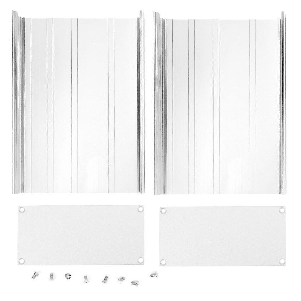 Aluminum Project Box Matte Silver DIY Electronic Circuit Board Enclosure Case 68x145x200mm