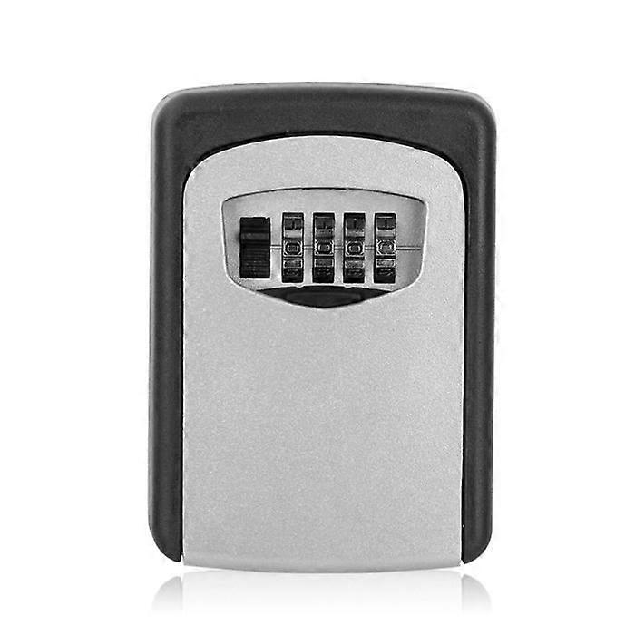 Hangzur - Secure Key Box Wall Mounted, Outdoor Safe with 4 Digit Password Keys