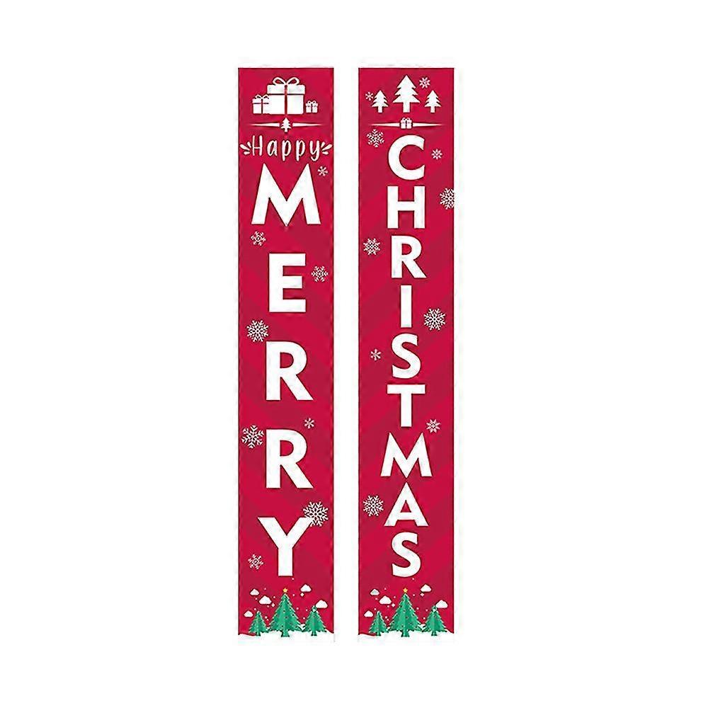 Christmas Activities Decoration, Couplets Hanging Flags Curtain
