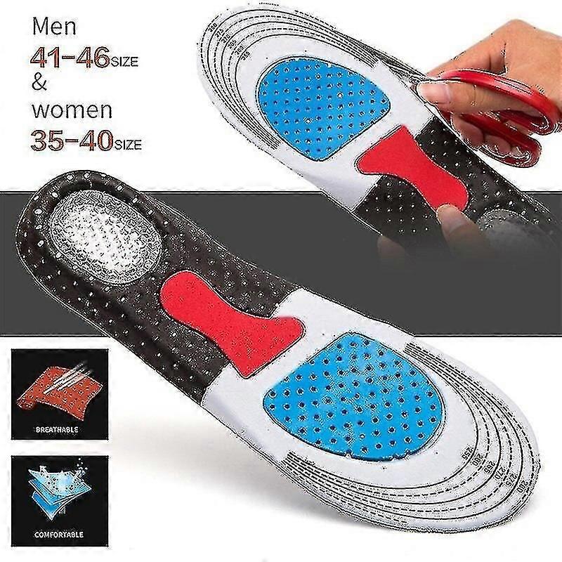Silic Sports Insole, Unisex, Arch , Suitable For Wal And Hi